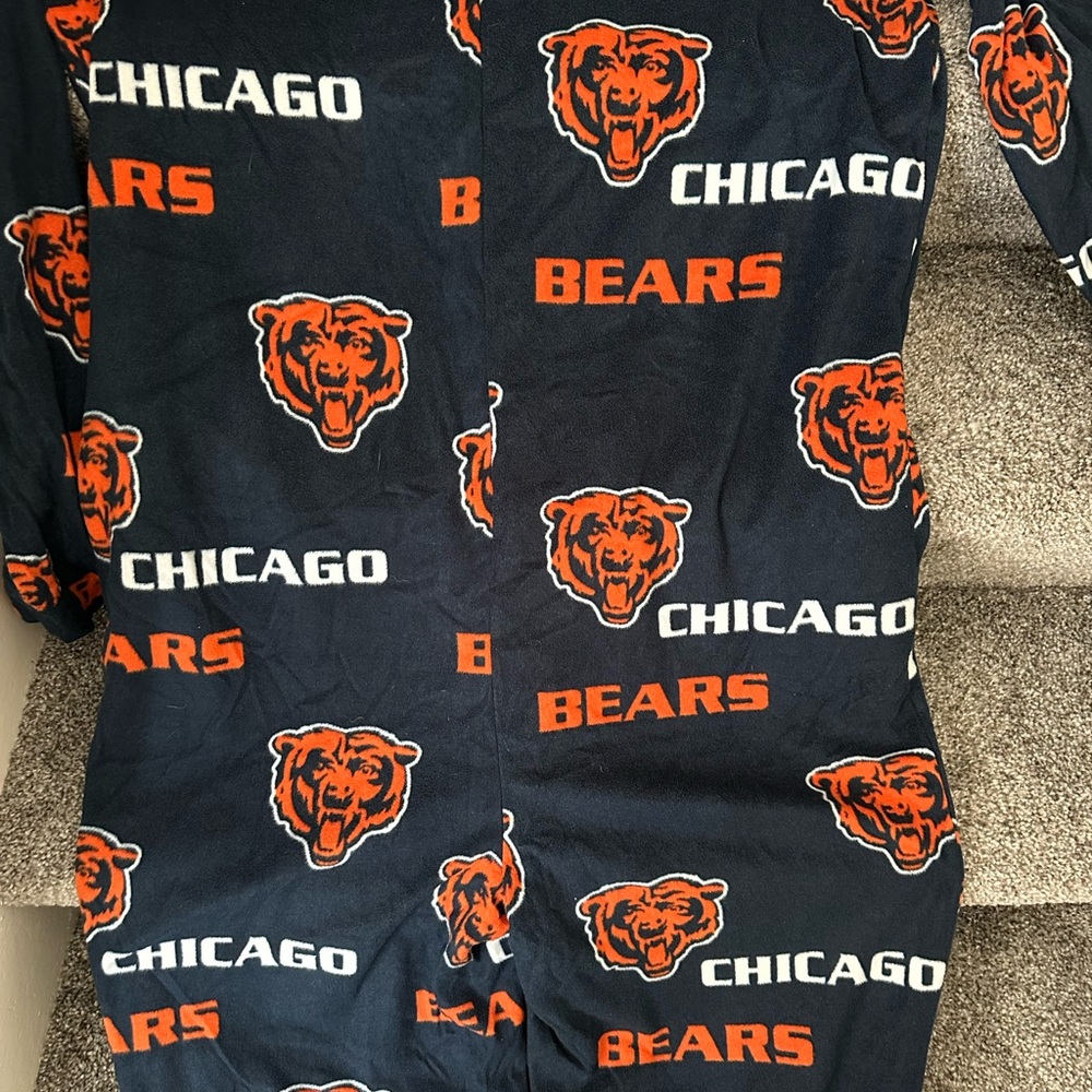 Chicago Bears footie onesie adult
